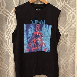 Nirvana Sliver T-shirt - no sleeves. Re printed. Great condition men’s XL